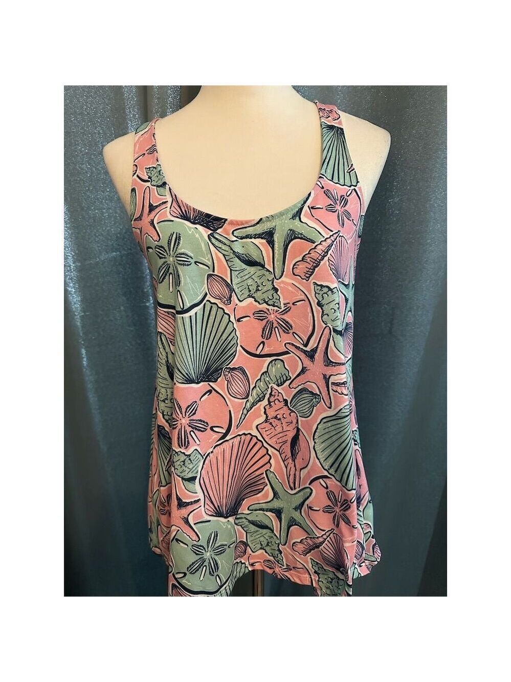 Simply Southern Women's Sleeveless Floral Blouse Size S Multicolor Casual